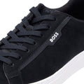 Boss Rhys Tennis Herren Schwarze Turnschuhe