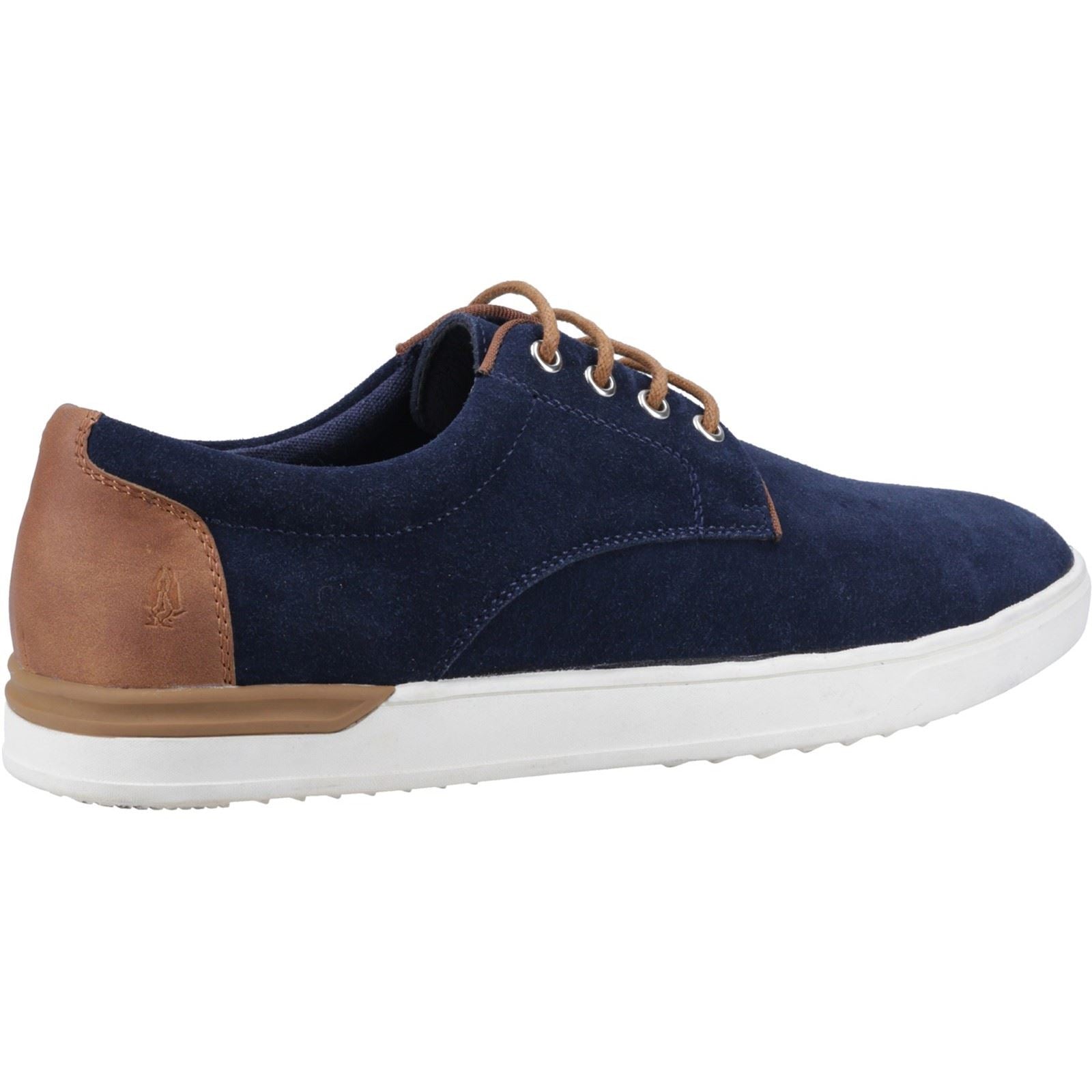 Hush Puppies Joey Herren Wildleder Halbschuhe In Marineblau Mit Schnürung