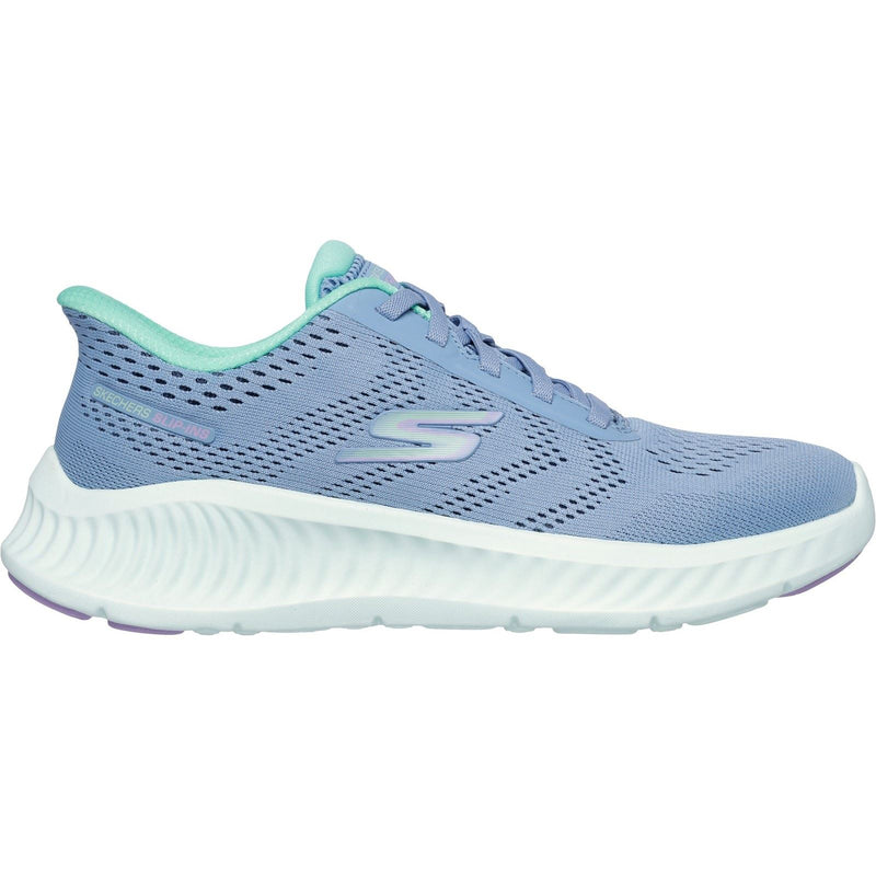 Skechers Go Walk Now Khloe Damen Textil Sneaker In Blau/Grün