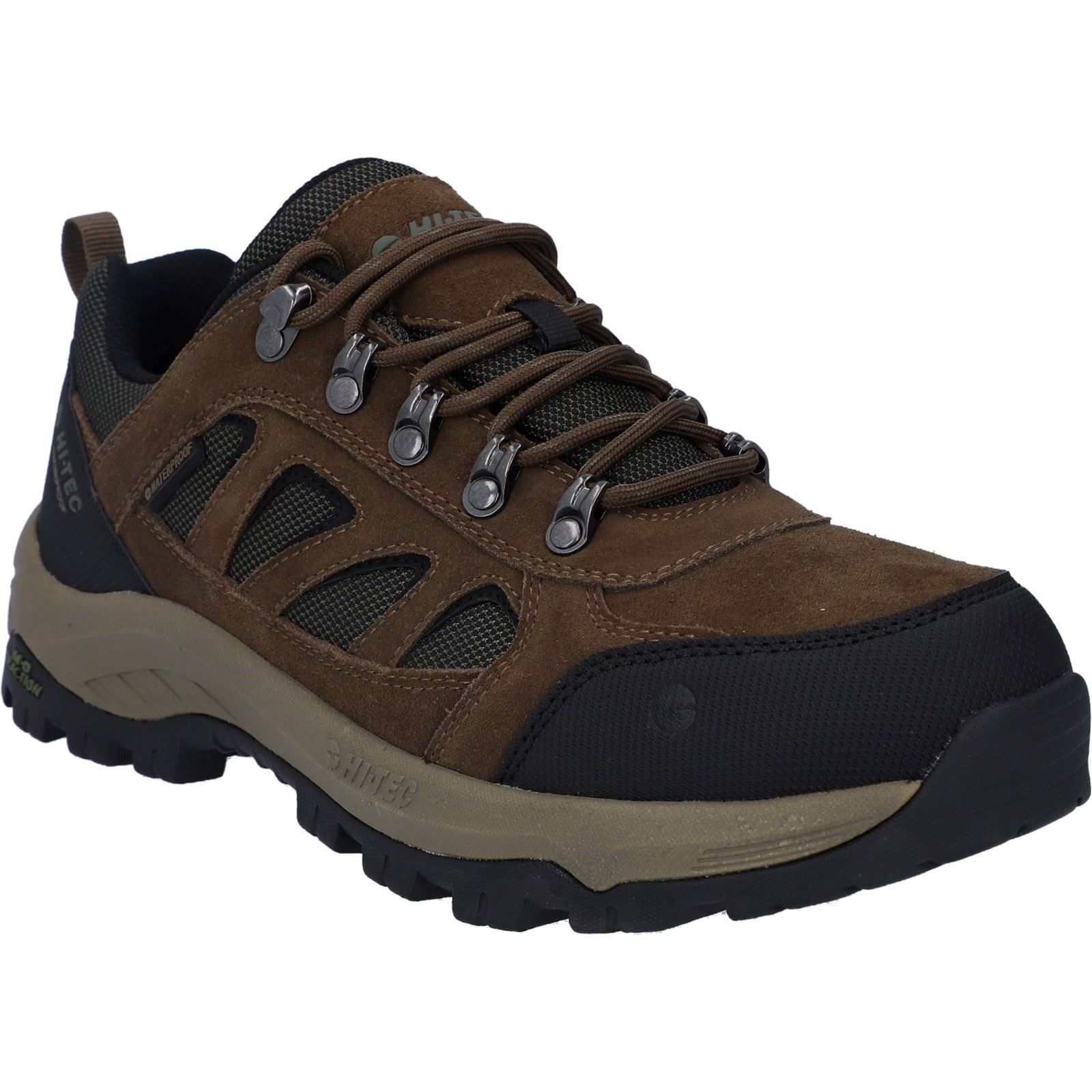 Hi-Tec Bandera Expedition Low Herren Wanderstiefel Aus Leder In Rauchbraun/Khaki