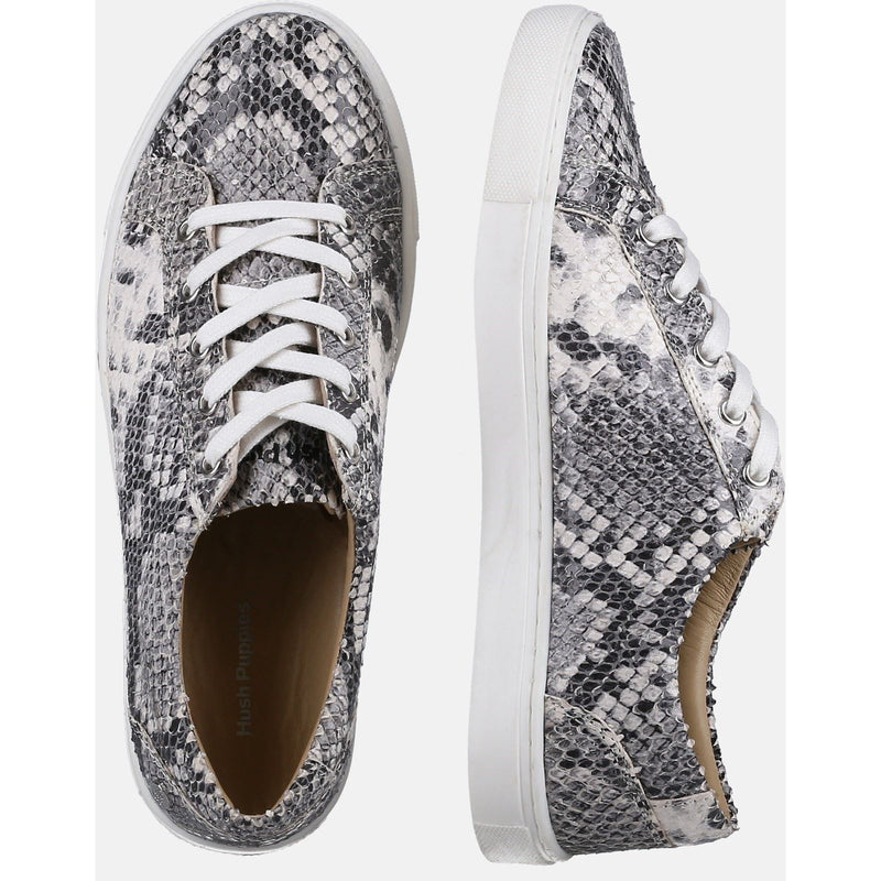 Hush Puppies Tessa Wildleder Damen Pythonsneakers