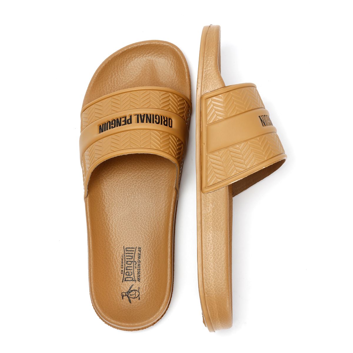 Penguin Paradise Herren Braune Sandalen
