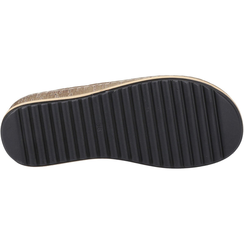 Hush Puppies Elissa Toepost Damen Sandalen Aus Wildleder In Tan