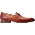 Base London Russo Herren Mokassins Aus Gebranntem Tan-Leder