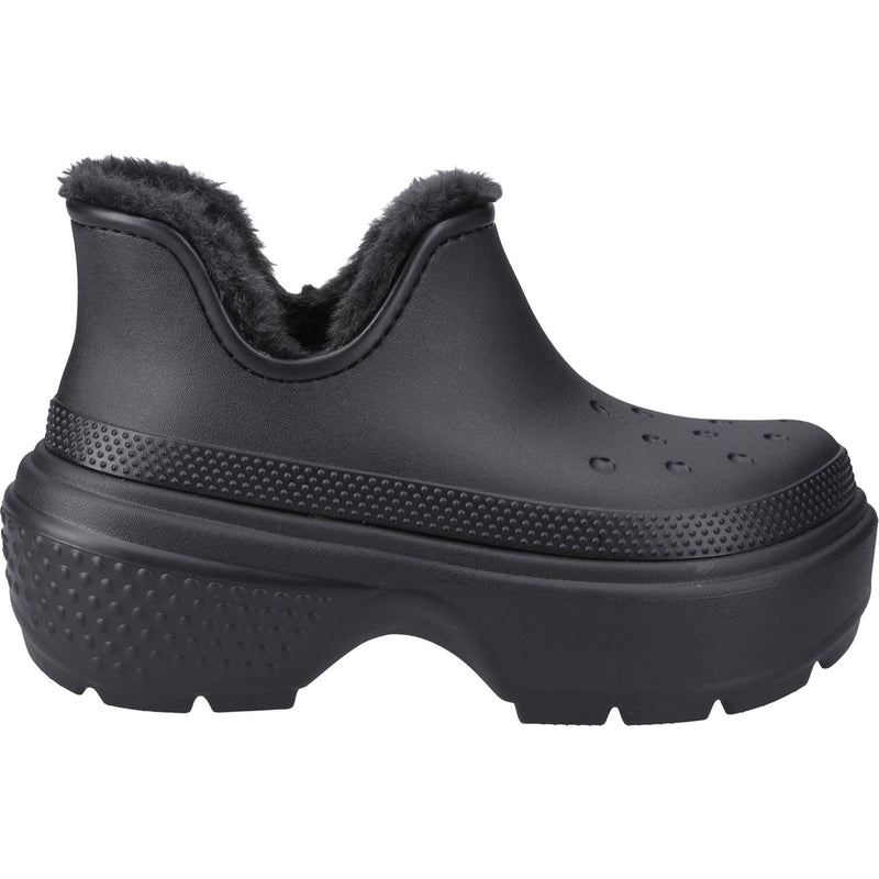 Crocs Stomp Shorty Damenstiefel Aus Thermoplastischem Material In Schwarz
