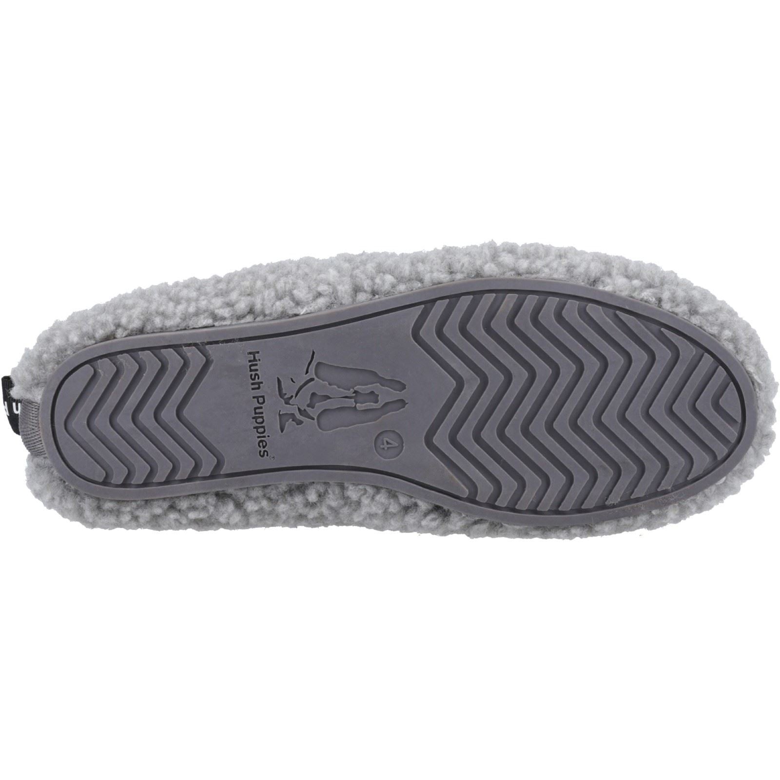 Hush Puppies Emily Faux Fur Damen Hausschuhe In Grau