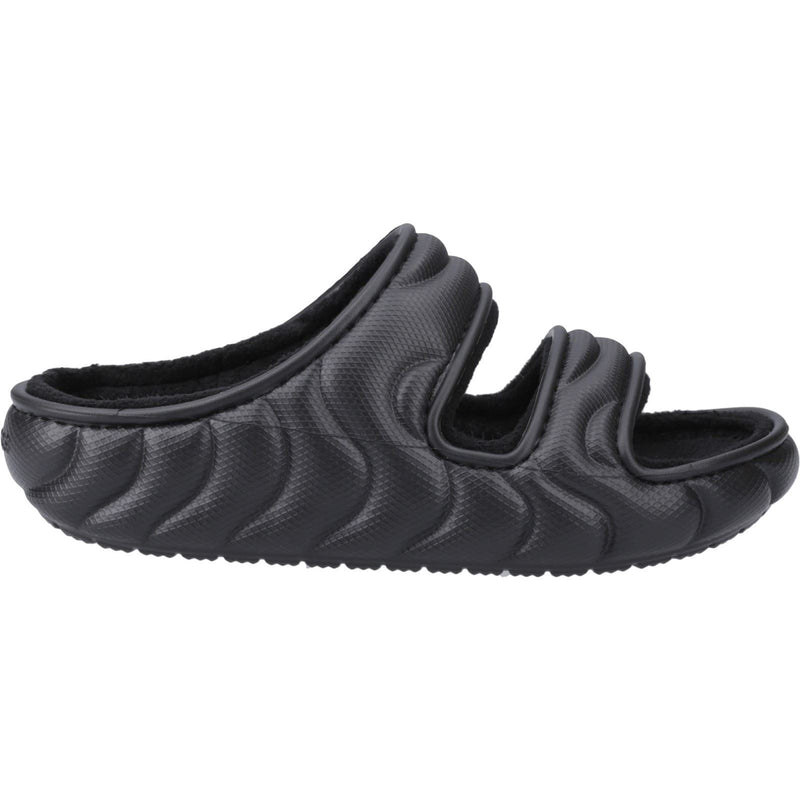 Crocs Classic Cozzzy Overpuff Damen Sandalen Aus Thermoplastischem Material In Schwarz