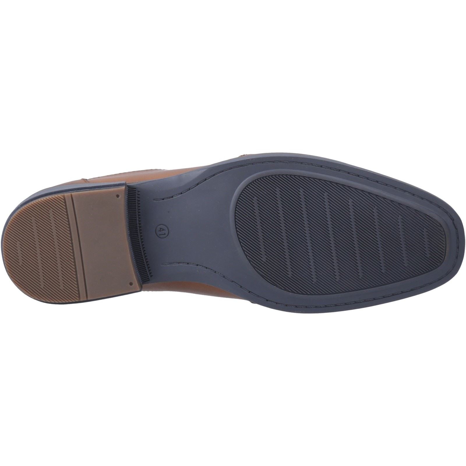 Pod Spear Leder Herren Cognac Slipper Schuhe