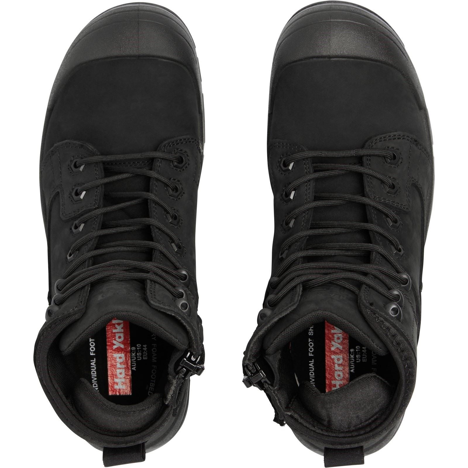Hard Yakka Legend Leder Schwarze Sicherheitsstiefel