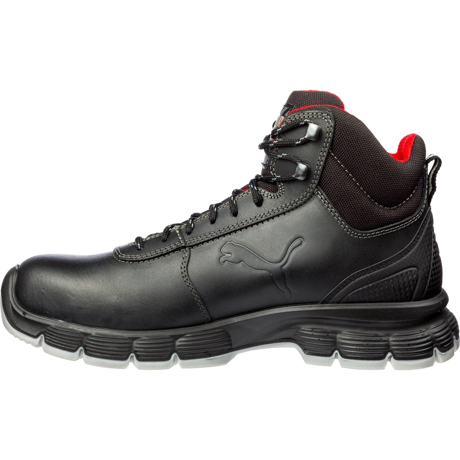 Puma Safety Condor Mid S3 Nubuk Schwarz Sicherheitsstiefel