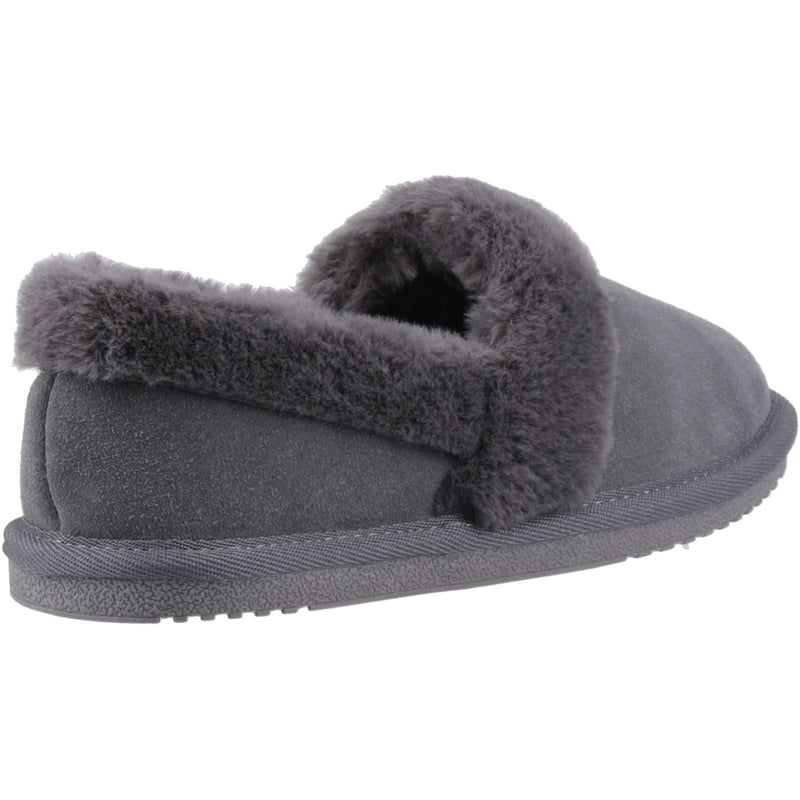Hush Puppies Ariel Damen Hausschuhe aus Wildleder in Grau