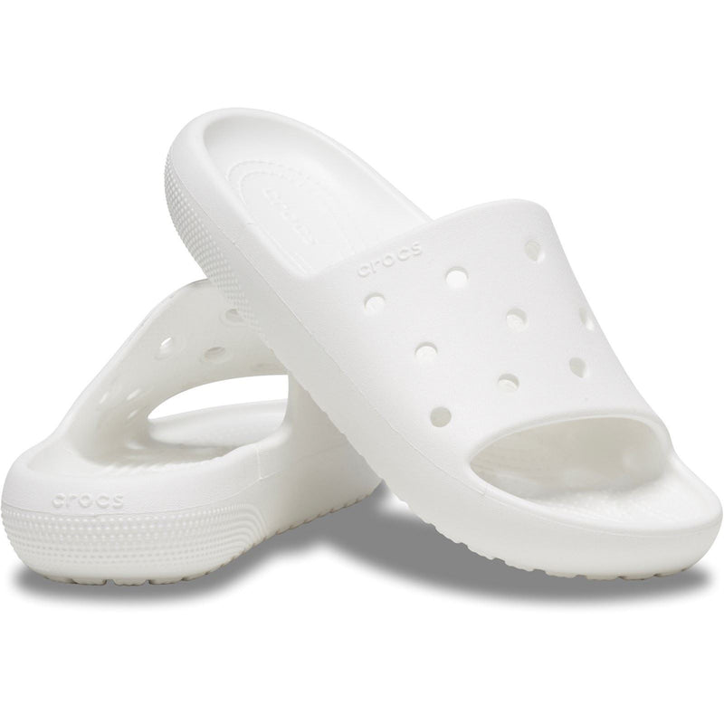 Crocs Classic Slide Thermoplastische Weiße Folien