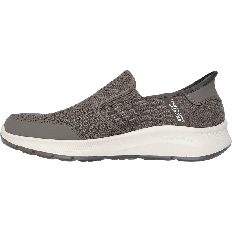 Skechers Equalizer 5.0 Drayze Herren Sneaker Aus Polyester In Taupe