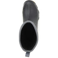 Muck Boots Arctic Ice Mid AGAT Gummistiefel Schwarz/Grau Mit Geometrischem Muster