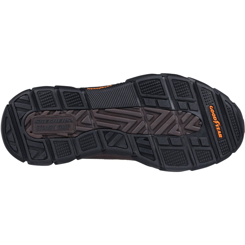 Skechers Respected Boswell Synthetische Herren Wanderstiefel in Rot/Braun