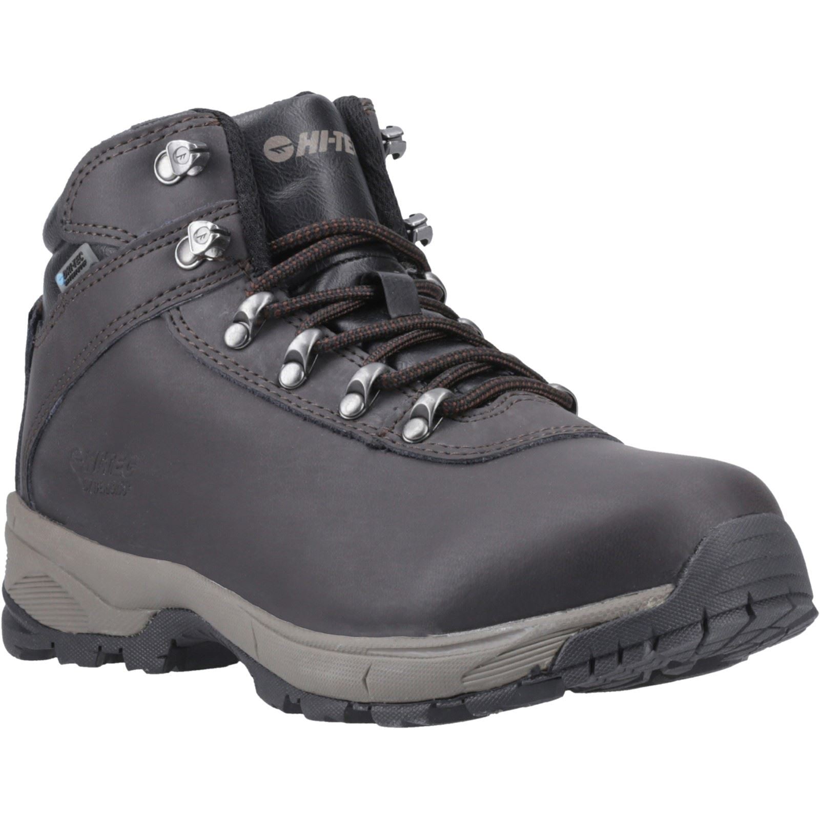 Hi-Tec Eurotrek Lite Waterproof Kunstleder Wanderstiefel Für Damen In Dunkelschokolade