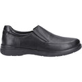 Hush Puppies Matthew Leder Herren Schwarze Mokassins
