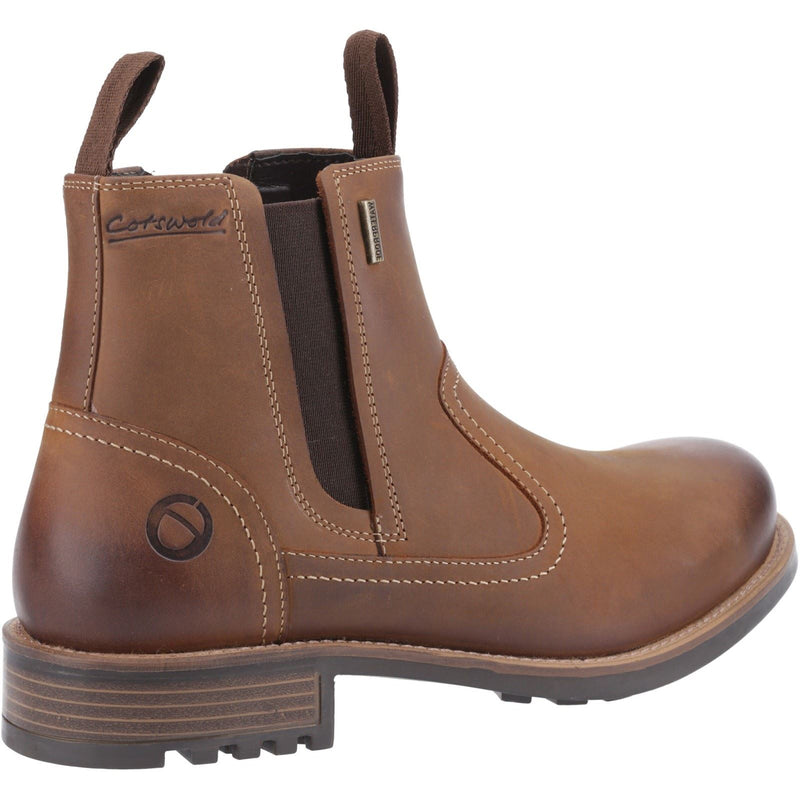 Cotswold Worcester Herren Leder Stiefeletten In Hellem Braun