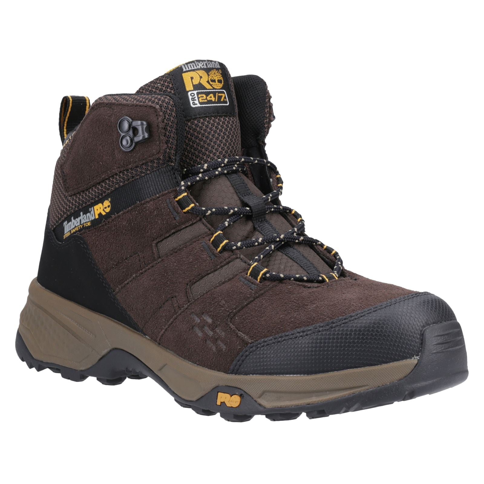 Timberland Pro Switchback Leder Dunkelbraune Sicherheitsstiefel