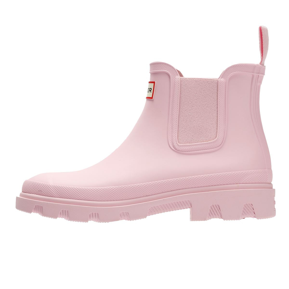 Hunter Downpour Chelsea Gummi Damen Rosa Gummistiefel