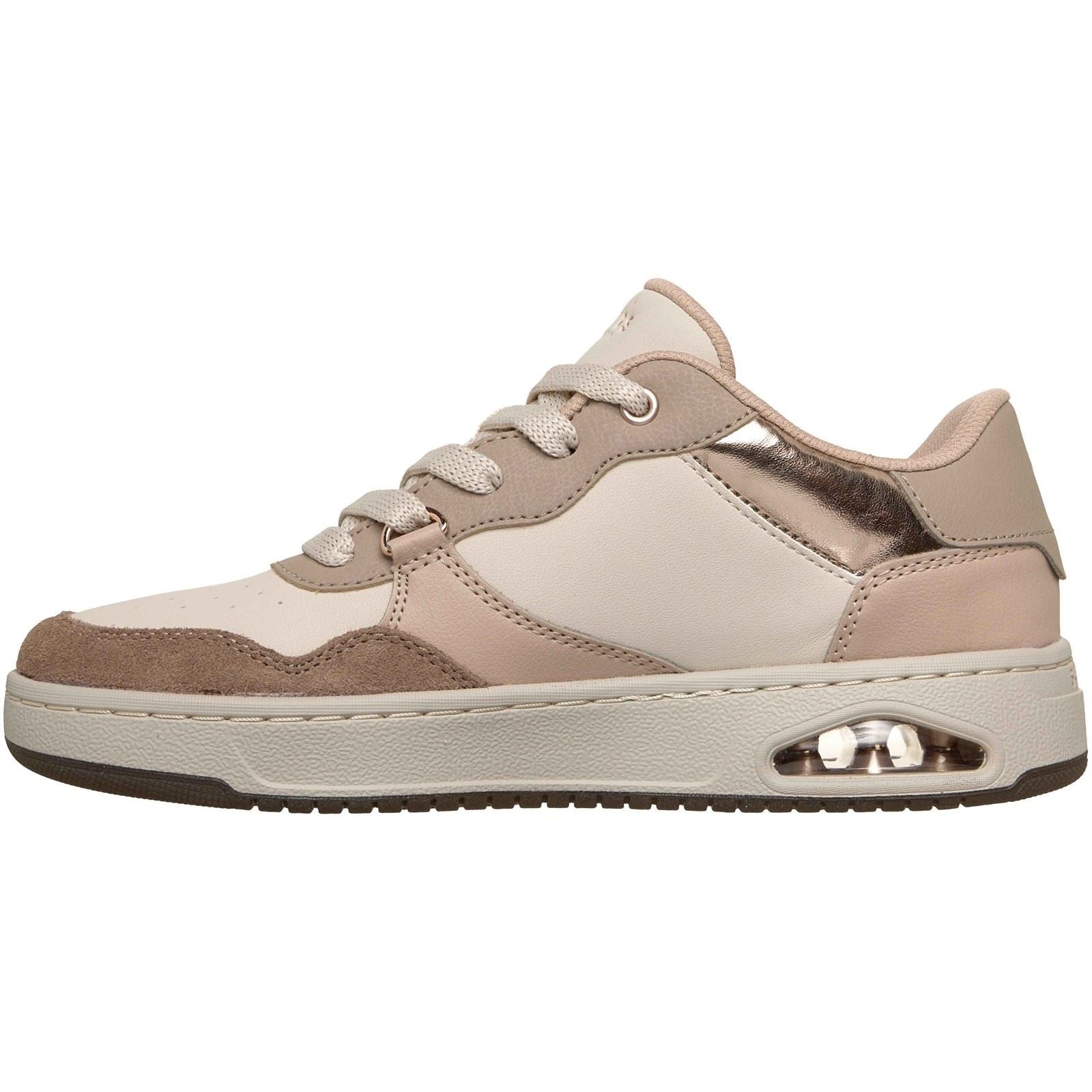 Skechers UNO CTL - Subtle Shimmer Polyurethan Damen Sneakers Taupe/Multi