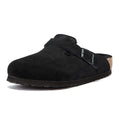 Birkenstock Boston Shearling Schwarz Hausschuhe