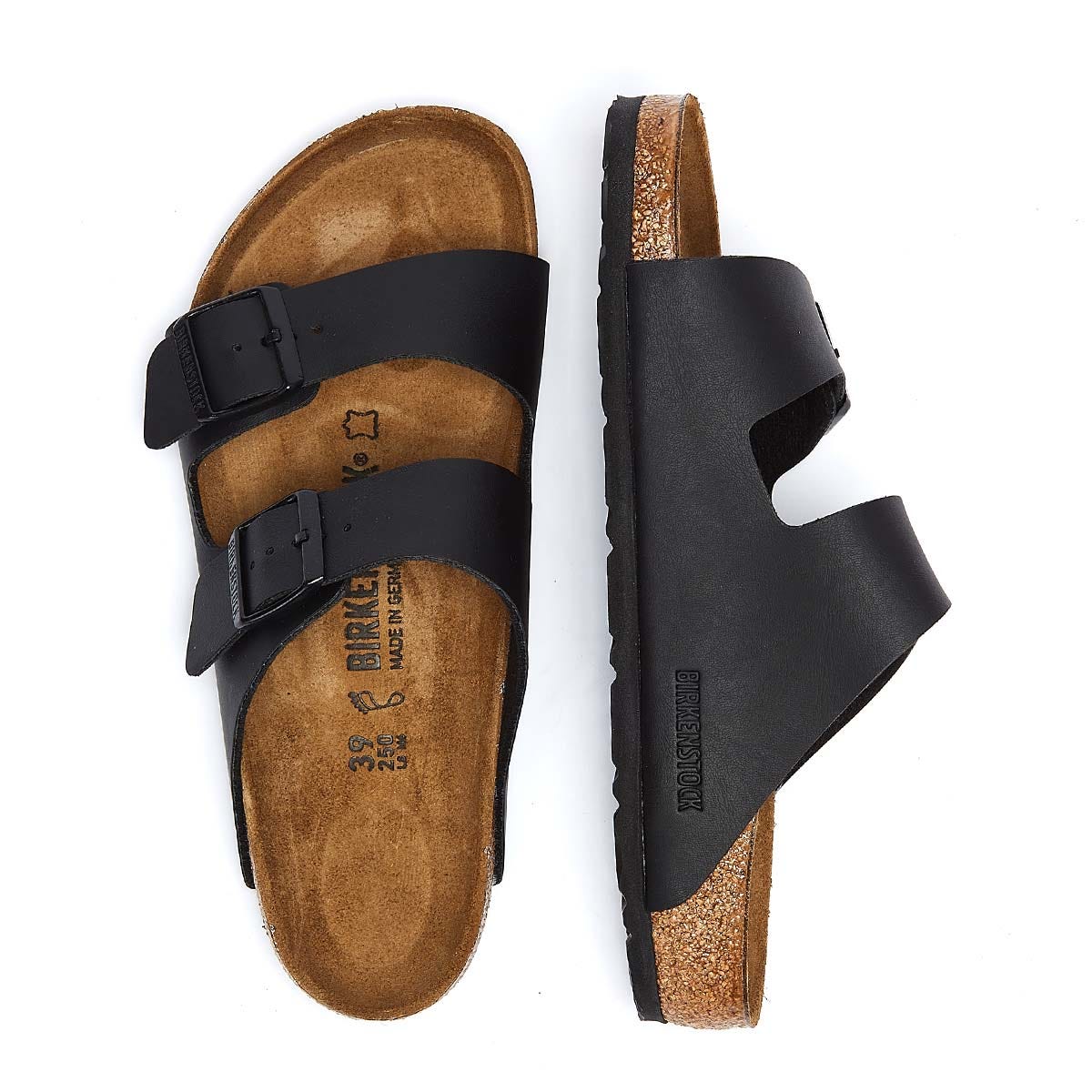 Birkenstock Arizona Birko-Flor Herren Schwarz Regulär Sandalen