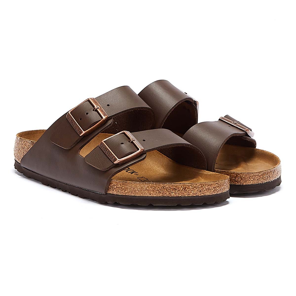 Birkenstock Arizona Birko-Flor Herren Braun Regulär Sandalen
