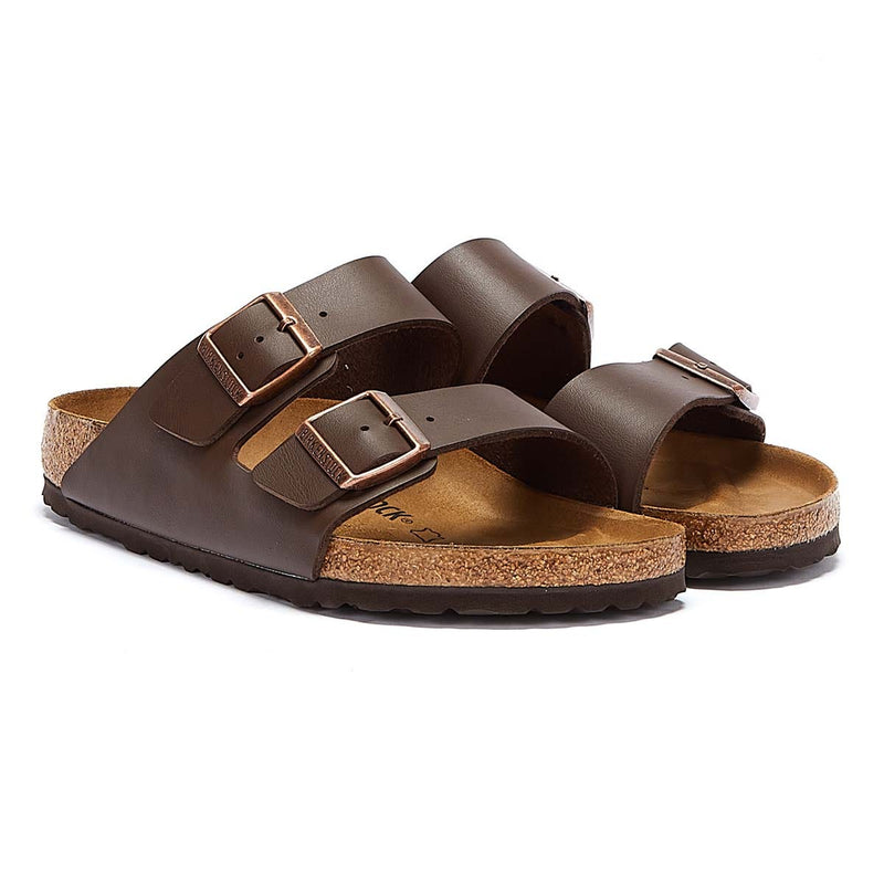Birkenstock Arizona Birko-Flor Damen Braun Schmal Sandalen