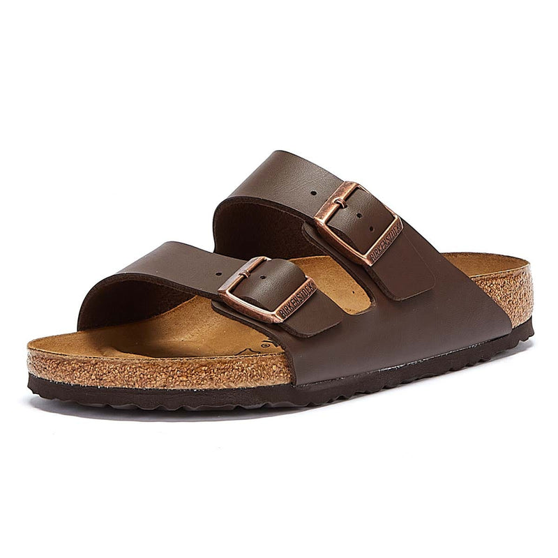 Birkenstock Arizona Birko-Flor Herren Braun Regulär Sandalen