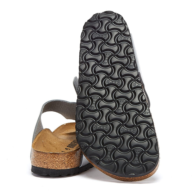 Birkenstock Gizeh Birko Flor Damen Silber Sandalen