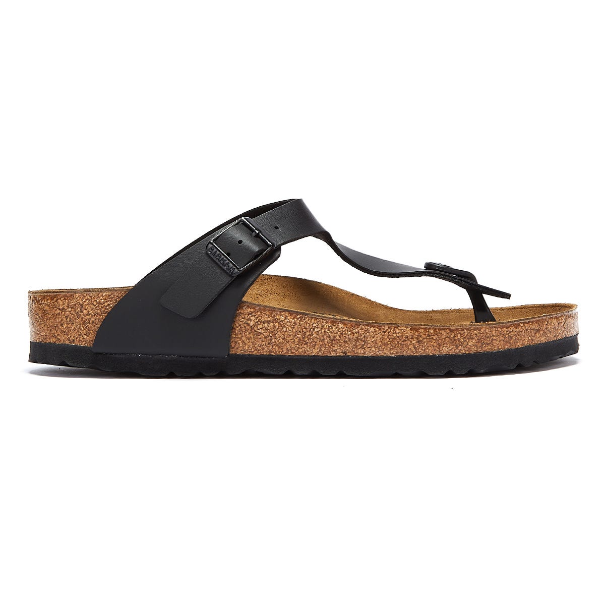 Birkenstock Gizeh Birko-Flor Damen Schwarz Sandalen