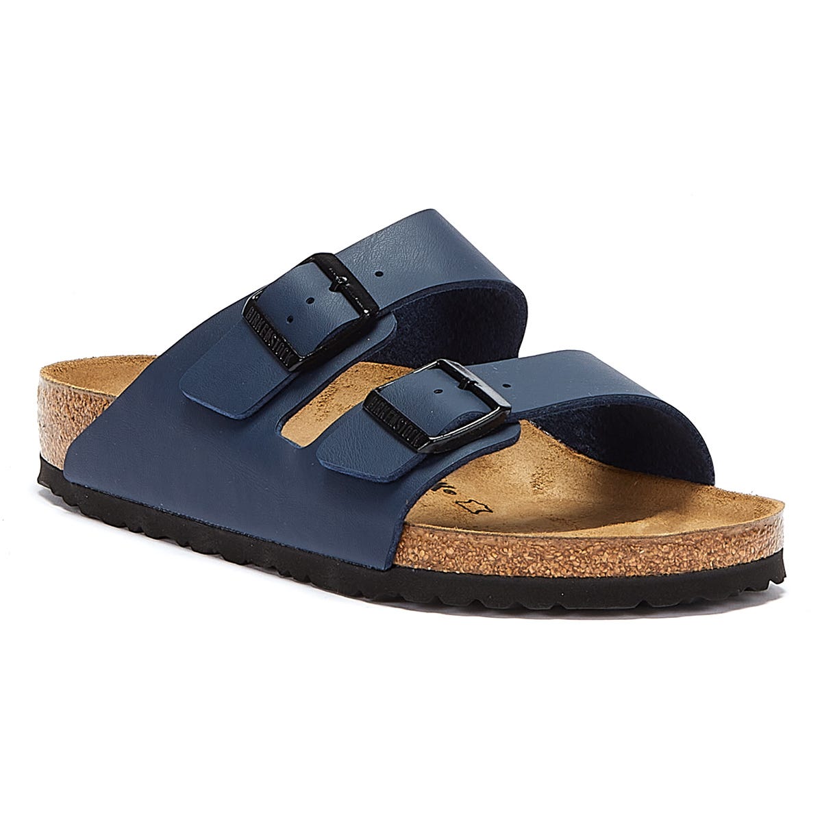 Birkenstock Arizona Birko Flor Navy Sandalen