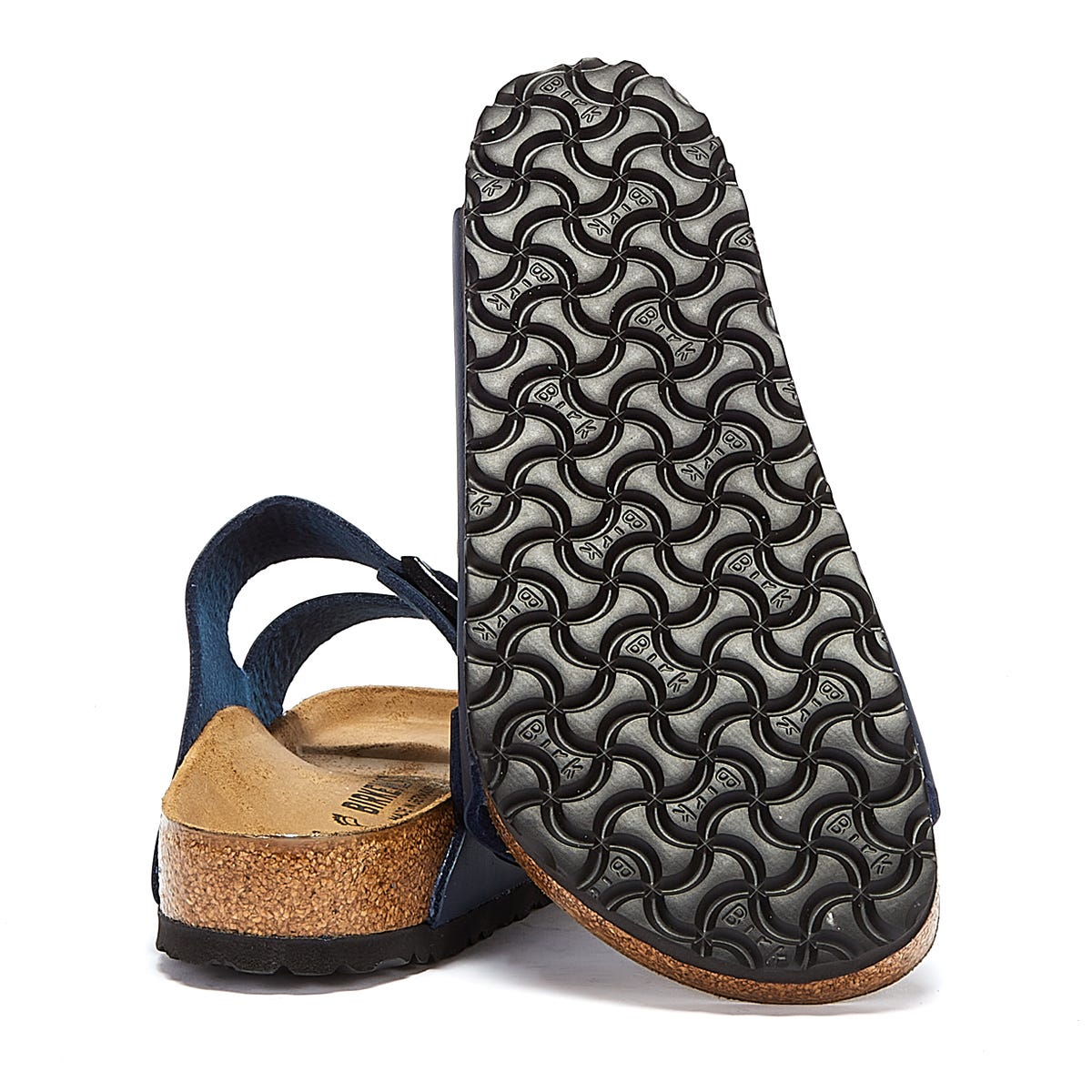 Birkenstock Arizona Birko Flor Navy Sandalen