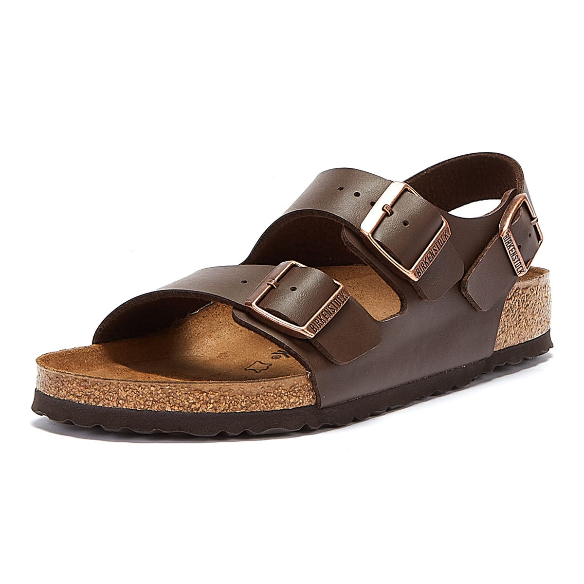 Birkenstock Milano Birko Flor Dunkelbraun Sandalen