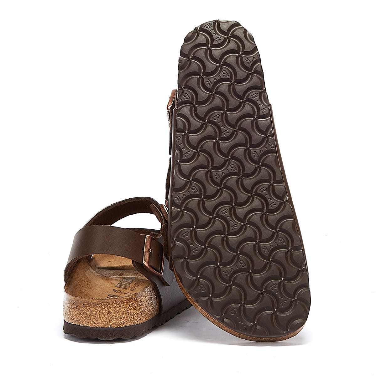 Birkenstock Milano Birko Flor Dunkelbraun Sandalen