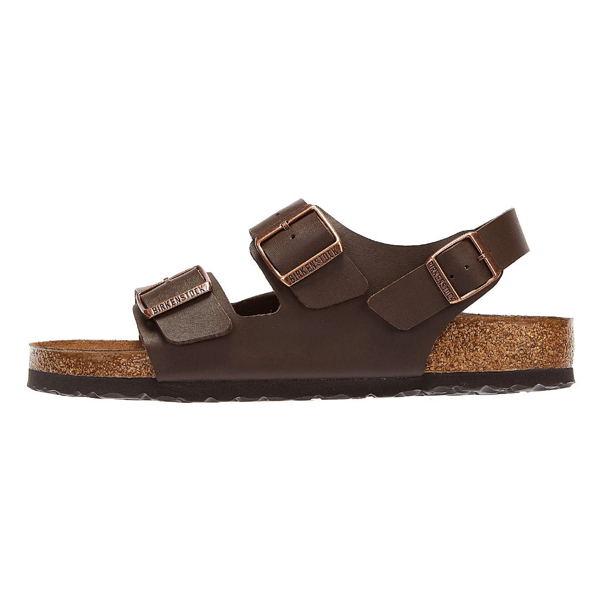 Birkenstock Milano Birko Flor Dunkelbraun Sandalen
