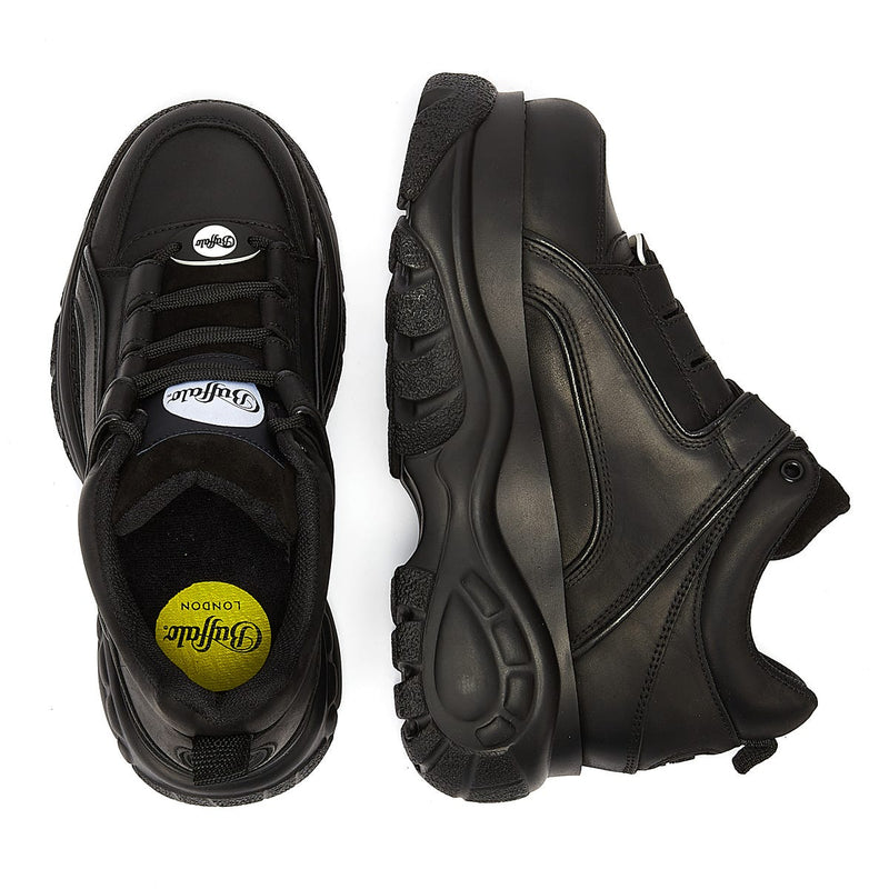 Buffalo London 1339-14 Damen Schwarz Turnschuhe