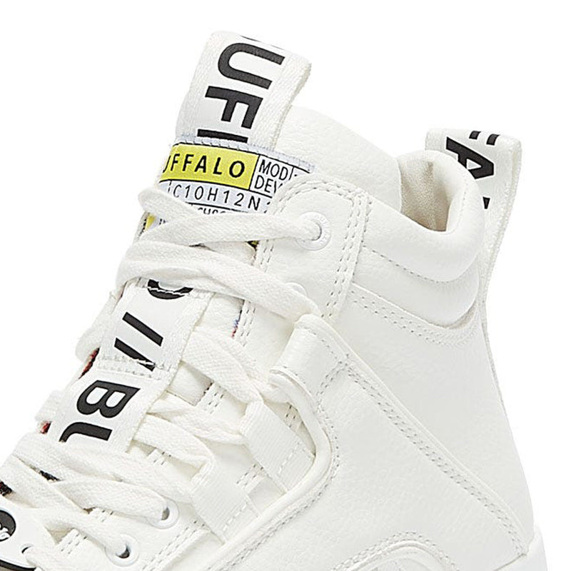 Büffel Aspha Mid NC Damen Weiß Stiefel