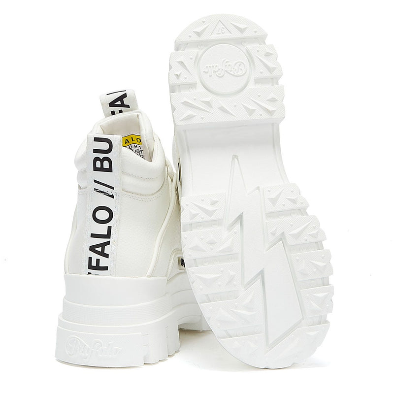 Büffel Aspha Mid NC Damen Weiß Stiefel