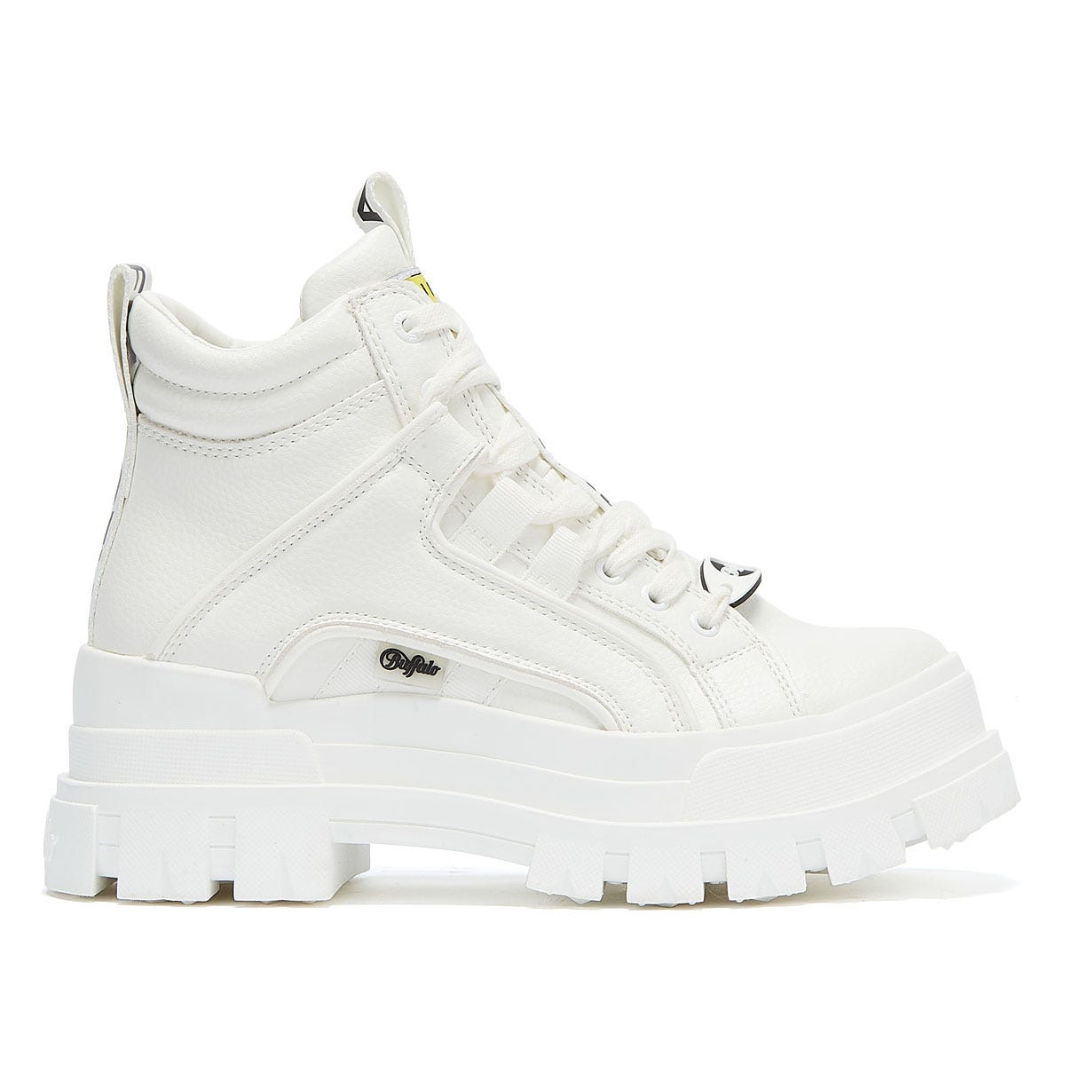 Büffel Aspha Mid NC Damen Weiß Stiefel
