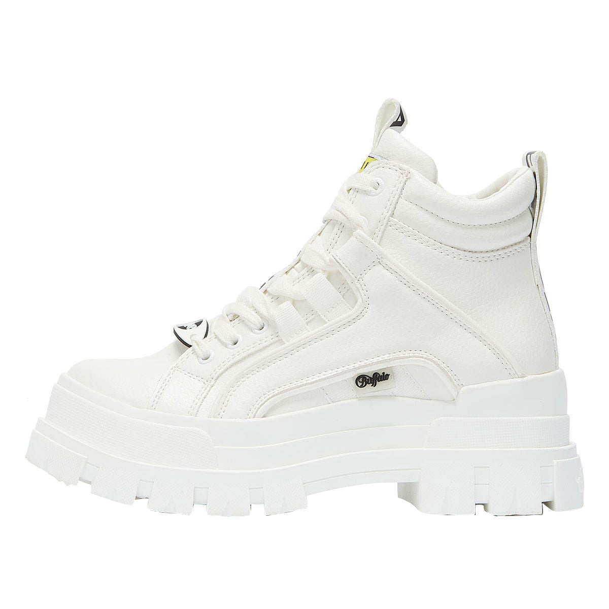 Büffel Aspha Mid NC Damen Weiß Stiefel