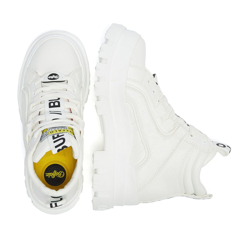 Büffel Aspha Mid NC Damen Weiß Stiefel