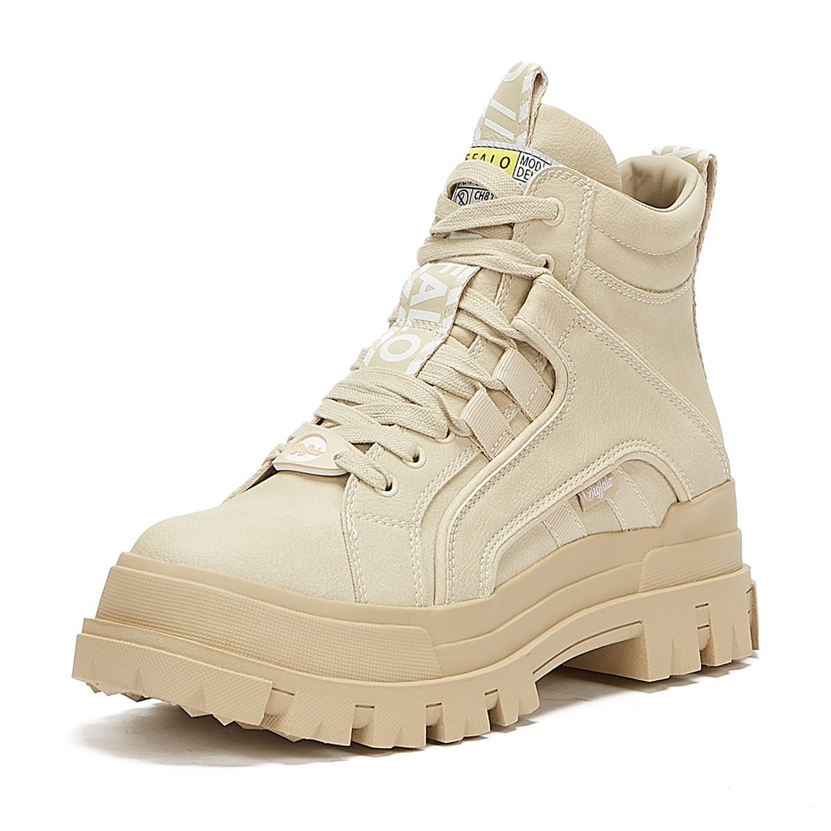 Buffalo Aspha NC Mid Damen Stiefel Beige