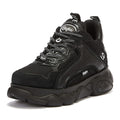 Buffalo Chai Womens Schwarz Turnschuhe