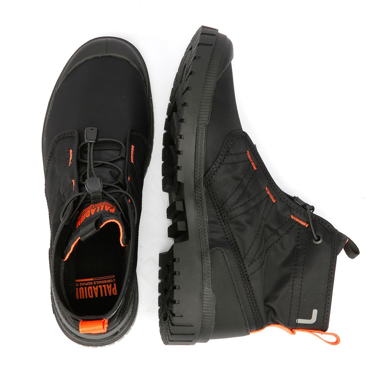 Palladium SP20 Travel Hi Schwarze Farbe Stiefel