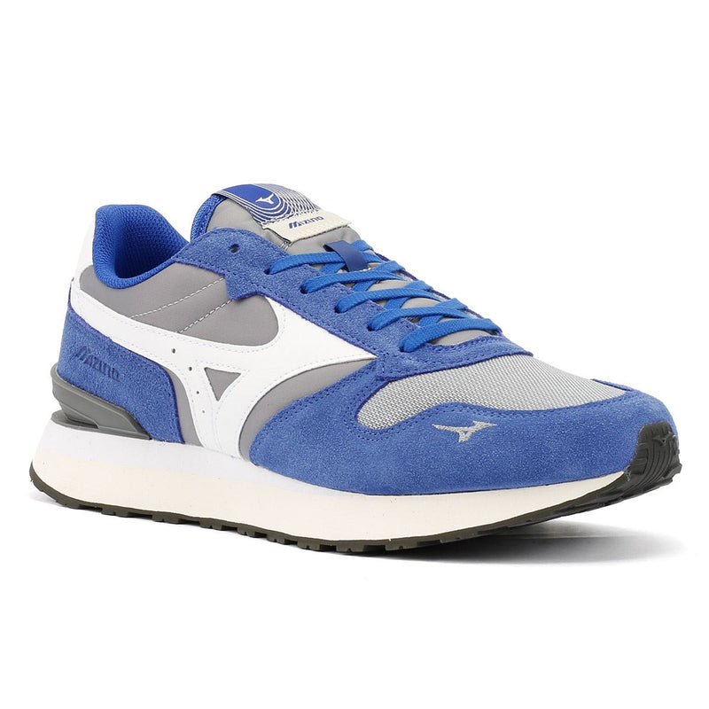 Mizuno RB87 Blaue Wildleder-Sneakers
