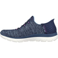 Skechers Summits Dazzling Haze Textile Damen Sneaker In Marineblau/Lila