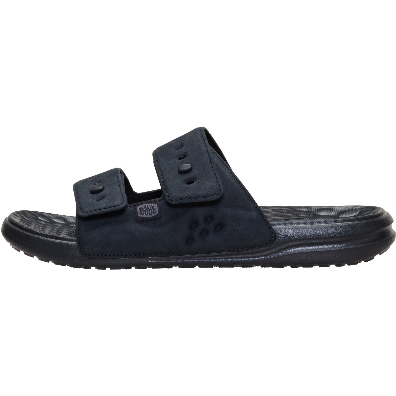 HEYDUDE Wave 2 Strap Polyurethan Herren Schwarz/Schwarz Sandalen