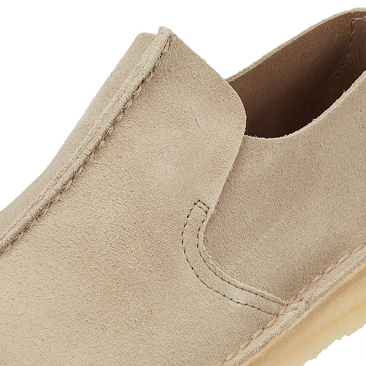 Clarks Originals Desert Mosier Herren-Wildleder-Mokassins In Sandfarben